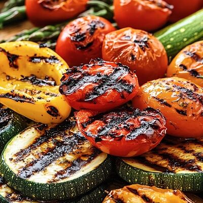 Овощи на углях в На углях по цене 645 ₽