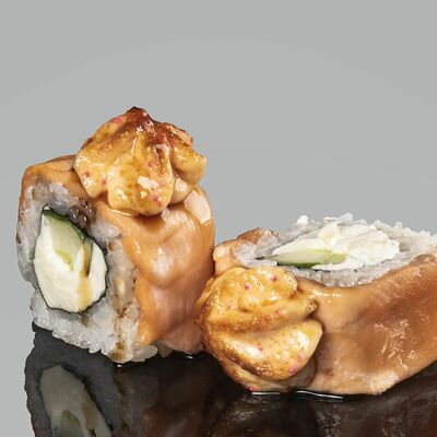 Запеченный ролл Филадельфия в Мушу по цене 365