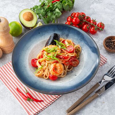 Удон с морепродуктами в Кофейня №1 по цене 495 ₽