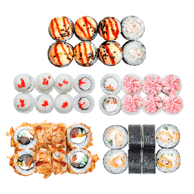 Роллы с душой в Неместные по цене 2372 ₽