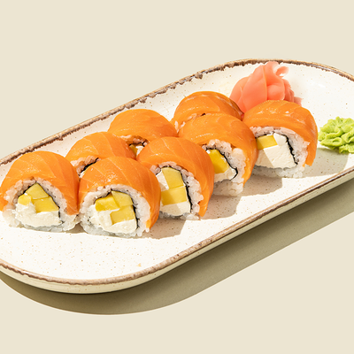 Ролл Филадельфия с манго New в Сеть пиццерий Сицилия по цене 1051