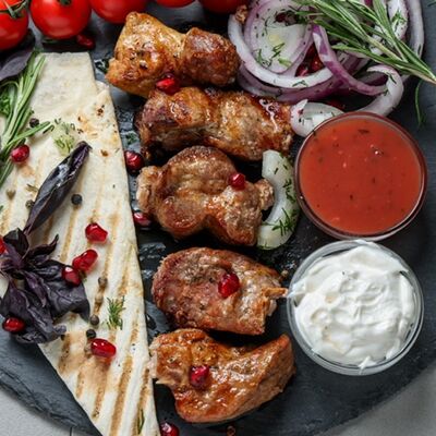 Свиная шейкав Шашлычная ЛЕВ по цене 530 ₽