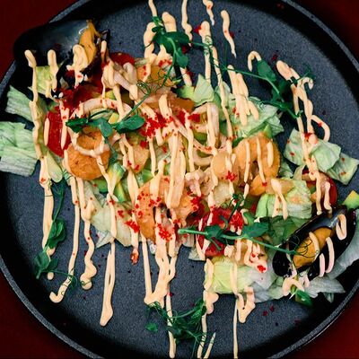 Салат с морепродуктами в BBQ Bar по цене 850 ₽