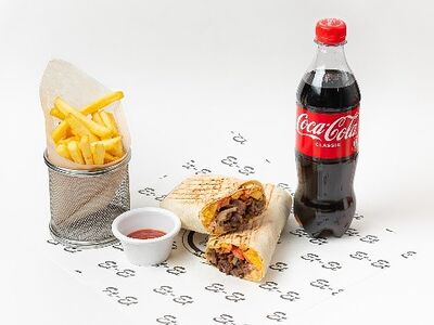 Сет донер в лаваше Стандарт Плюс курица в Et-Et по цене 3670 ₸
