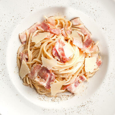 Спагетти Карбонара в Pronto Pizza по цене 720 ₽