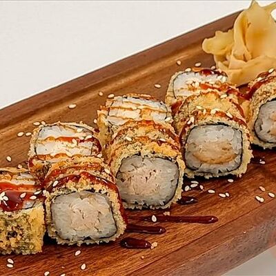 Горячий мини чикен ролл в SUSHIPIZZAWOK по цене 325 ₽