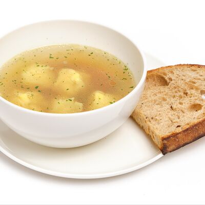 Куриный суп с тортелини в Ciro bistro по цене 650 ₽