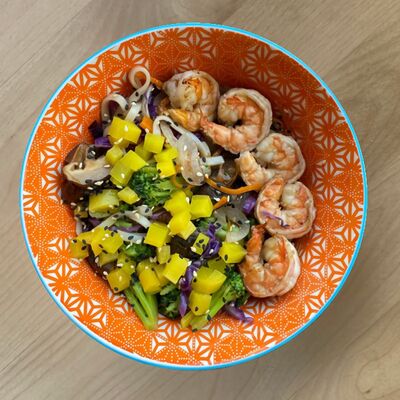 Лапша с креветкамив Fat mao по цене 570 ₽