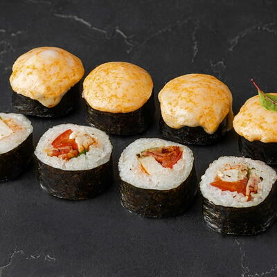 Запечённый с беконом в King Kong Pizza & Rolls по цене 789 ₽