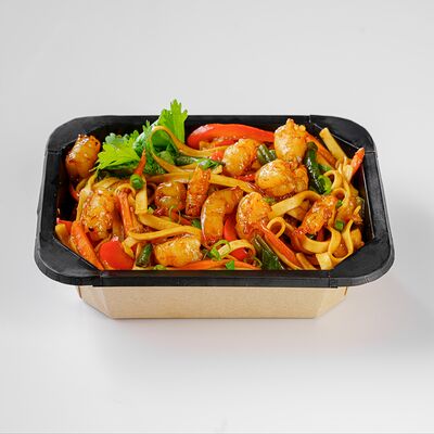 Лапша удон с креветкойв Везёт и повезёт по цене 695 ₽