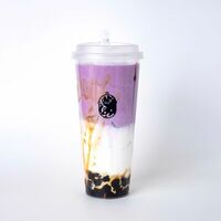 Таро латте L в TEE CAT BUBBLE TEA