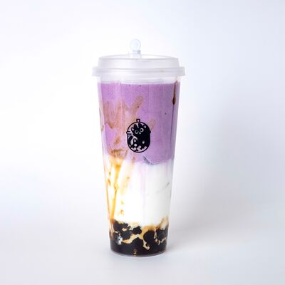 Таро латте L в TEE CAT BUBBLE TEA по цене 390 ₽