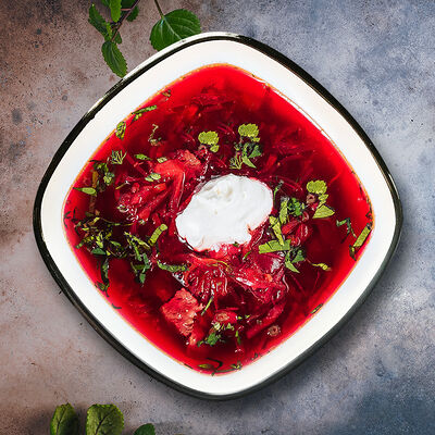 Big russian борщ в Лепим и варим по цене 559 ₽