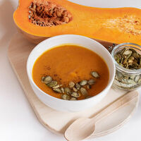 Тыквенный крем-суп веган в Green Life