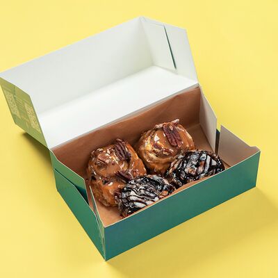 Комбо 2 мини с пеканом и карамелью + 2 мини с шоколадом в Bonwich по цене 1031 ₽