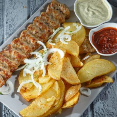 Люля из курицы порция в МангалРум по цене 540 ₽