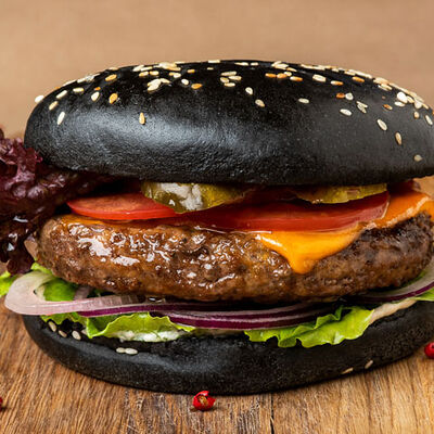 Бургер Блек Чиз доставка в Еда Да по цене 600 ₽