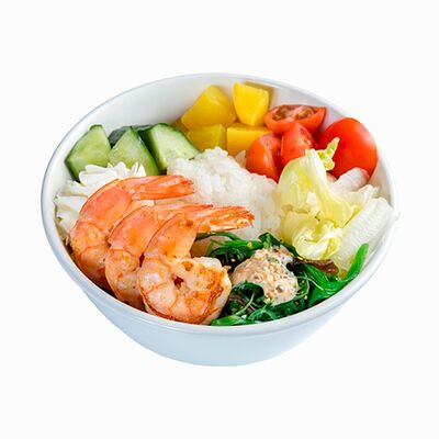 Поке с креветкамив Fit cafe по цене 697 ₽