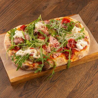 Пинса с мортаделлой в Жуй по цене 37 р.