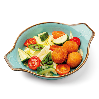 Салатик овощной с сырными шариками в Корчма по цене 260