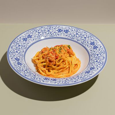 Паста с крабом в томатном биске в Italy по цене 2440 ₽