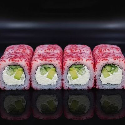 Ролл масаго, сыр, авокадо и огурец в FIX NINJA по цене 600 ₽