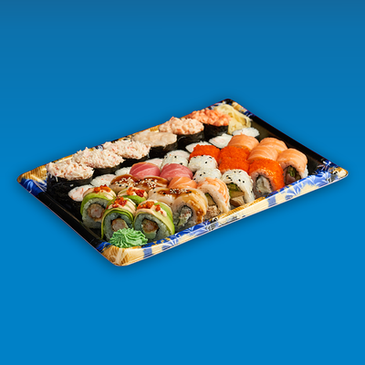 Такацума ассорти (Набор из популярных позиций - роллы, маки, гунканы) в Yume sushi по цене 3490 ₽