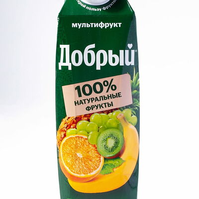 Сок 1 л Мультифрукт Добрый в ЭкоРолл по цене 287 ₽