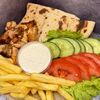 Открытый гирос с курицей в Хлеб соль по цене 500