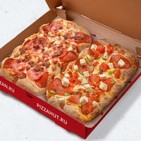 Пепперони с фетой и Много мяса в Pizza HeartPizza Hut