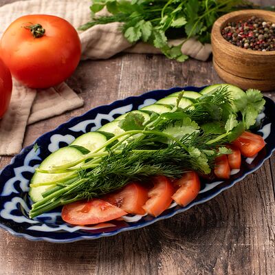 Овощная тарелка в Чайхана 24 по цене 319 ₽
