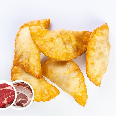 Мини чебуреки с говядиной и свининой в Хруст и Пар по цене 230 ₽