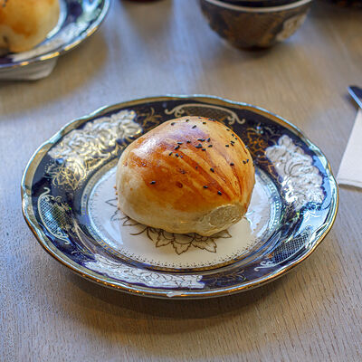 Самса с говядиной в Учкудук по цене 225 ₽