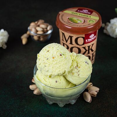 Мороженое сливочное с фисташкой в У Палыча. С пылу, с жару! по цене 631 ₽