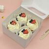 Капкейки со свежими ягодами и золотомв Cosmo Сakery по цене 1750