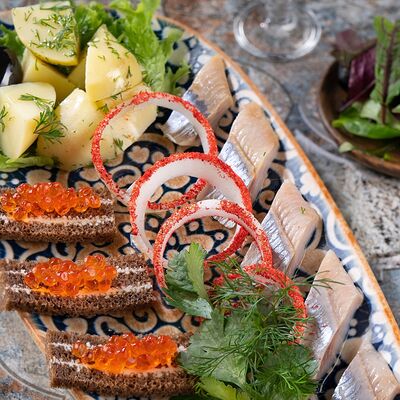 Тарелочка под водочку в Золотая Бухара по цене 800 ₽