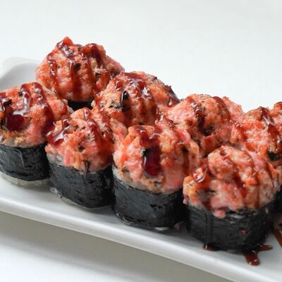 Запеченный ролл с мидиямив Il SUSh-ka по цене 528 ₽