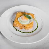 Крок-мадмуазель в Bistrot Le Moujik