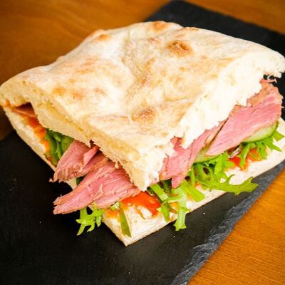 Фокачча с пастрами в Плантация по цене 500 ₽