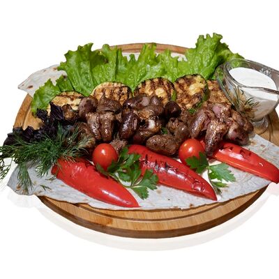 Шашлык из куриных сердечек в BEST GRILL по цене 340 ₽