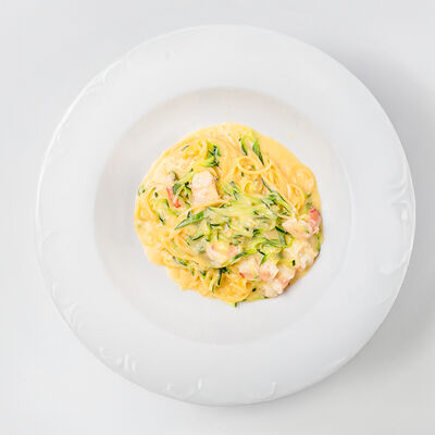 Тальолини с креветками и цукини в Probka по цене 1980 ₽