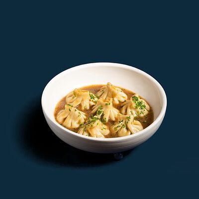 Мини-хинкали с говядиной в пряном соусе в Дареджани по цене 3800 ₸