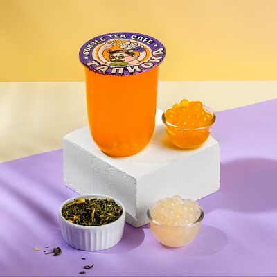 Бабл ти Маракуйя-Манго в Тапиока bubble tea cafe по цене 409 ₽