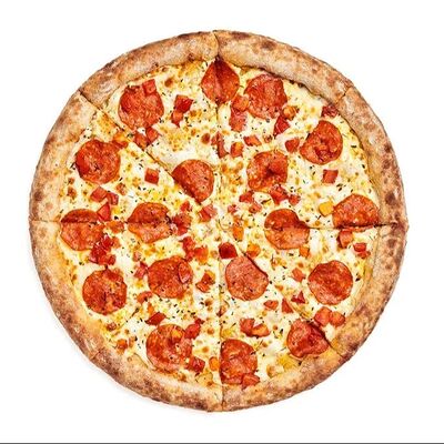 Пицца Хочу ещё! на толстом тесте в Томат и чеддер по цене 599 ₽