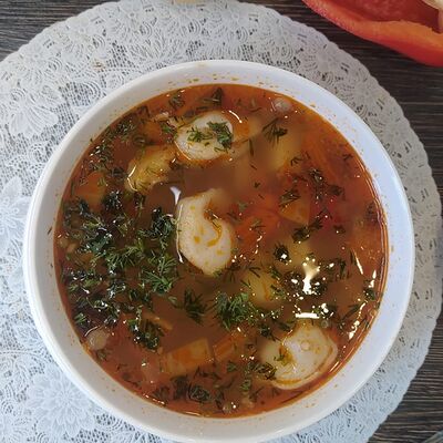 Чучвара домашняя (пельмени) в Лепёшка из тандыра по цене 399 ₽