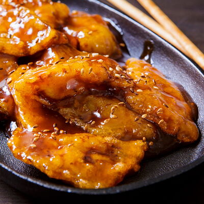 Баклажаны, жареные в остром чесночном соусе в Чайна Тун по цене 330