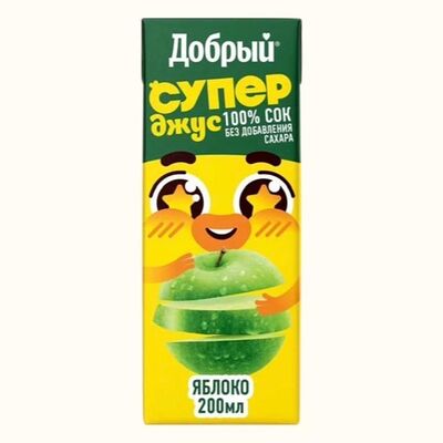 Добрый Супер джус яблоко в Чебурек номер 1 по цене 85 ₽