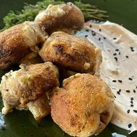 Шампиньоны на мангале в Черёхин