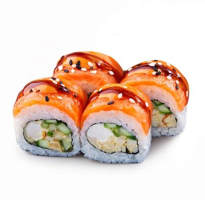 Тери Маки с форелью и креветкой 4 шт в ProSushi по цене 495 ₽