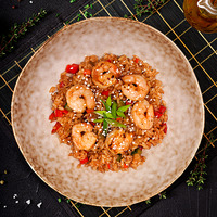 Тяхан с креветками в Edoo